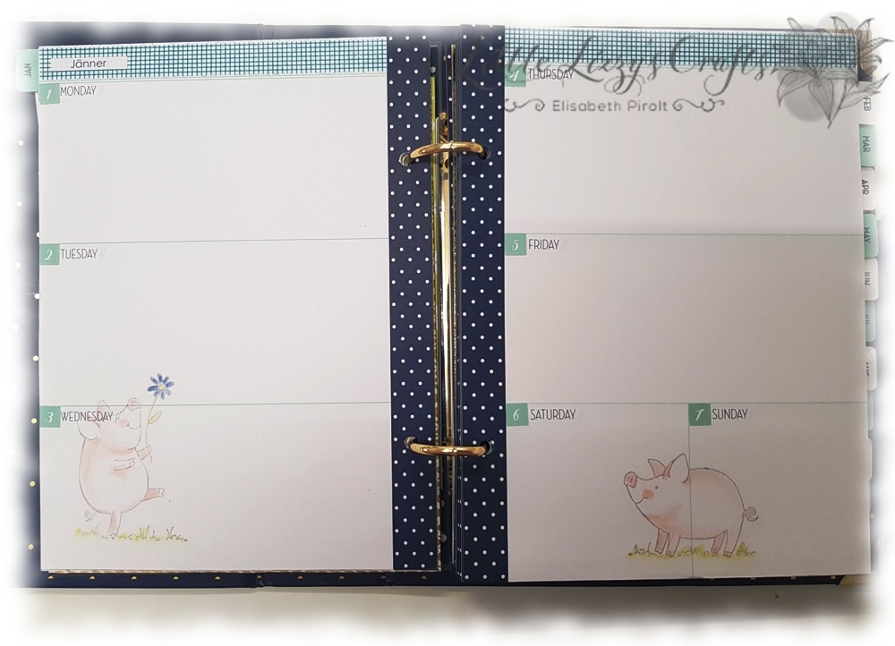 Plan with me Jänner 2018 3 Stampin' Up! Planer KW01
