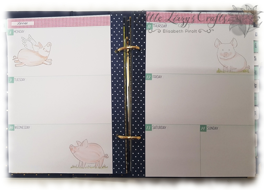 Plan with me Jänner 2018 4 Stampin' Up! Planer KW02