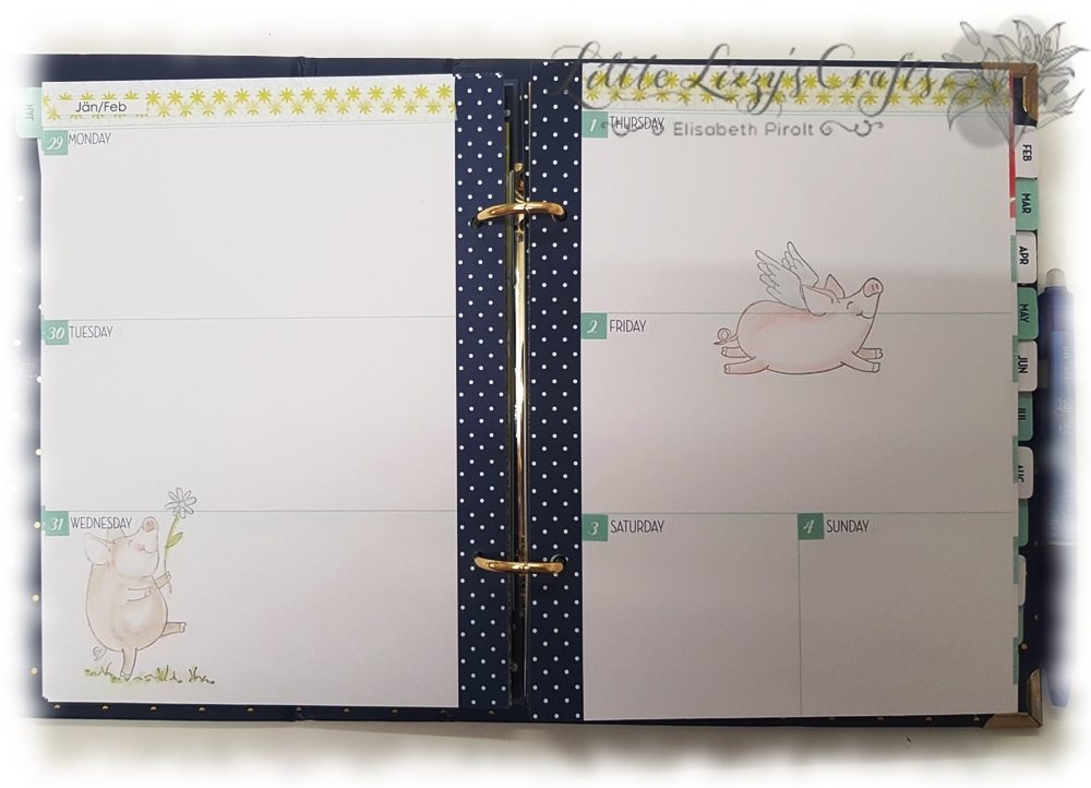 Plan with me Jänner 2018 7 Stampin' Up! Planer KW05