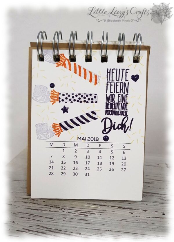 Stampin' Up! Workshop Projekt Kalender - Little Lizzy's Crafts