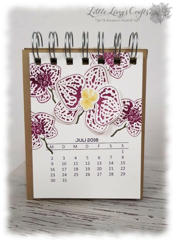 Stampin' Up! Workshop Projekt Kalender - Little Lizzy's Crafts