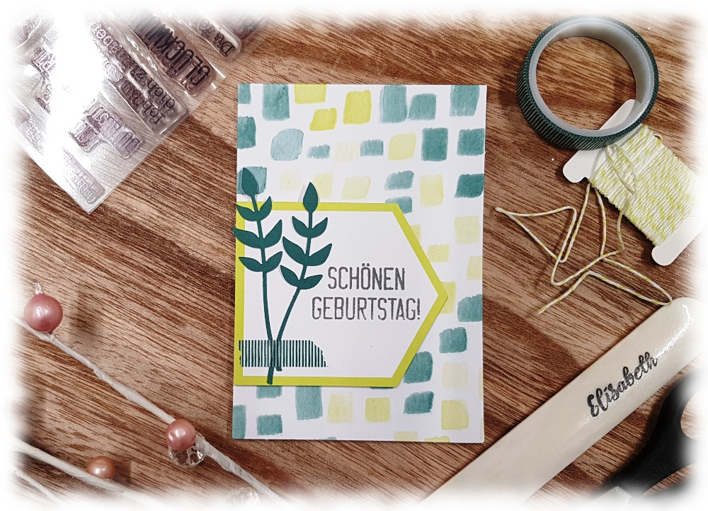Kartenset Grüße wie gemalt 3 Kartenset Grüße wie gemalt Stampin' Up!