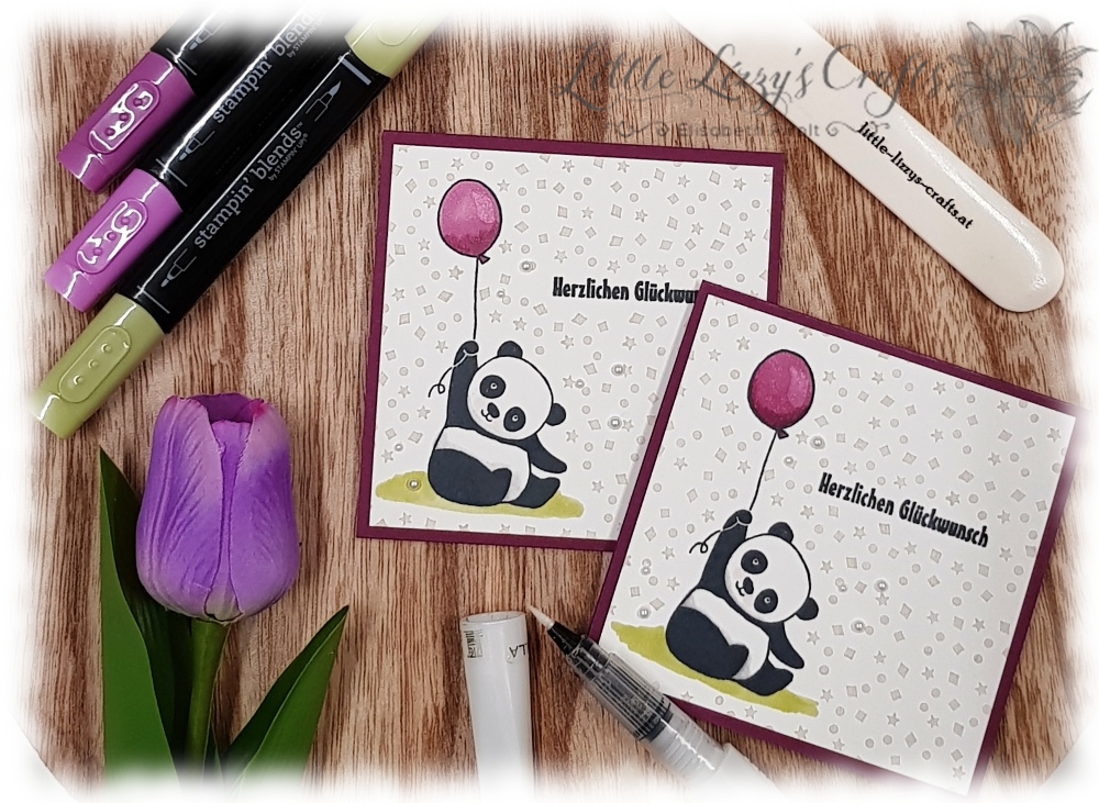 Fill In Background Party Pandas Stampin' Up!