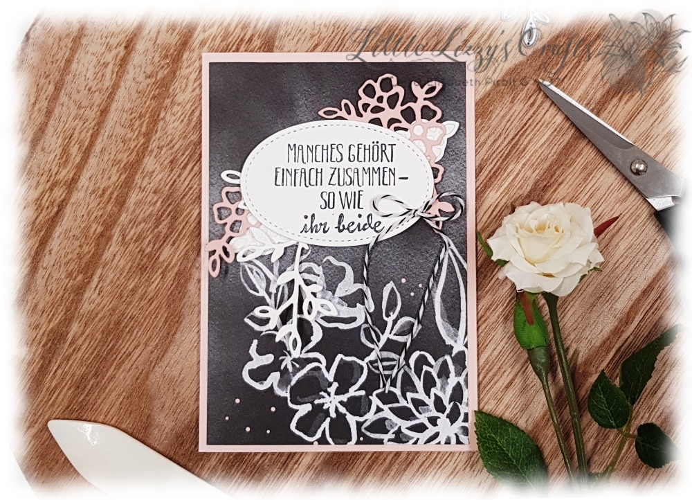 Kreativbrief - Hochzeitskarte 4 Blütenfantasie Erinnerungen und Mehr Petals and More Stampin' Up!