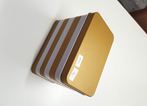 Metalbox Weiß/Gold