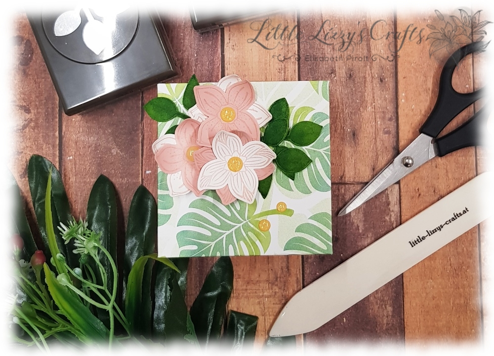 Envelope Punch Board Blog Hop - Box mit Deckel - Pop of Petals 2 Verpackung Envelope Punch Board Stampin' Up!
