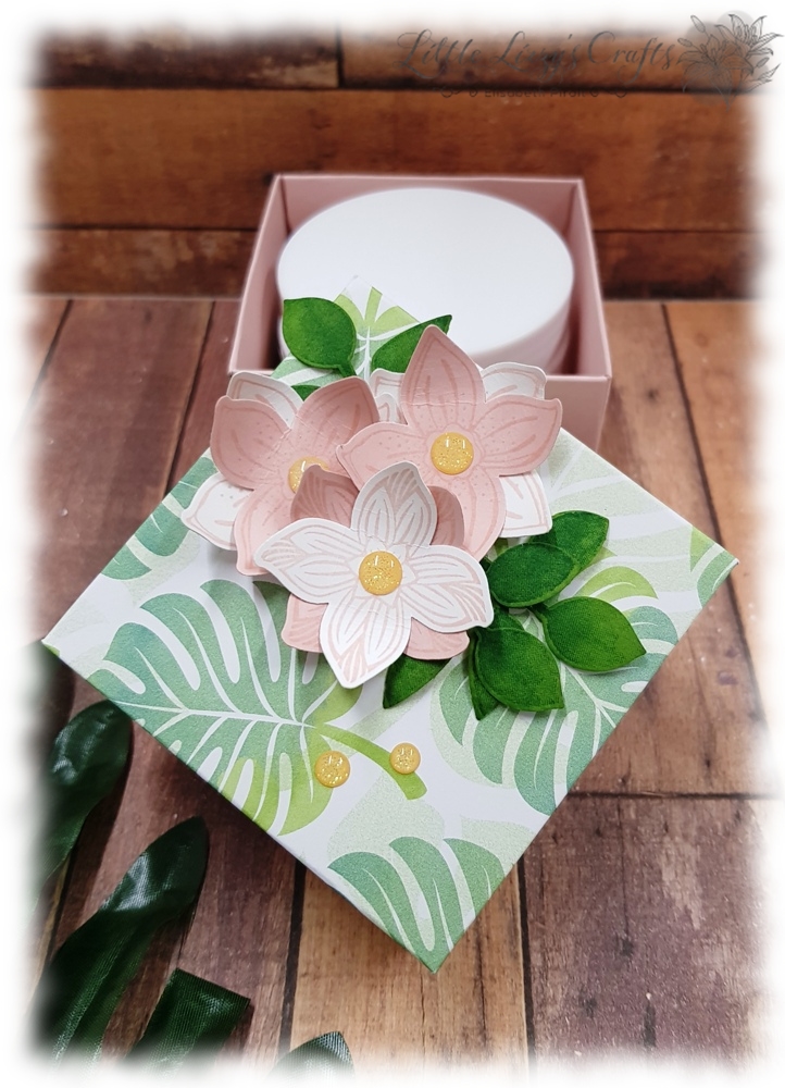 Envelope Punch Board Blog Hop - Box mit Deckel - Pop of Petals 8 Einfach Tropisch Herbstanfang Pop of Petals Stampin' Up!