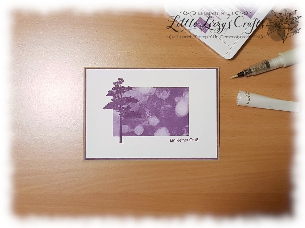 Colour Combo Blog Hop - Poesie der Natur 5 Kraft der Natur Bokeh Dots Klitzekleine Grüße Stampin' Up!
