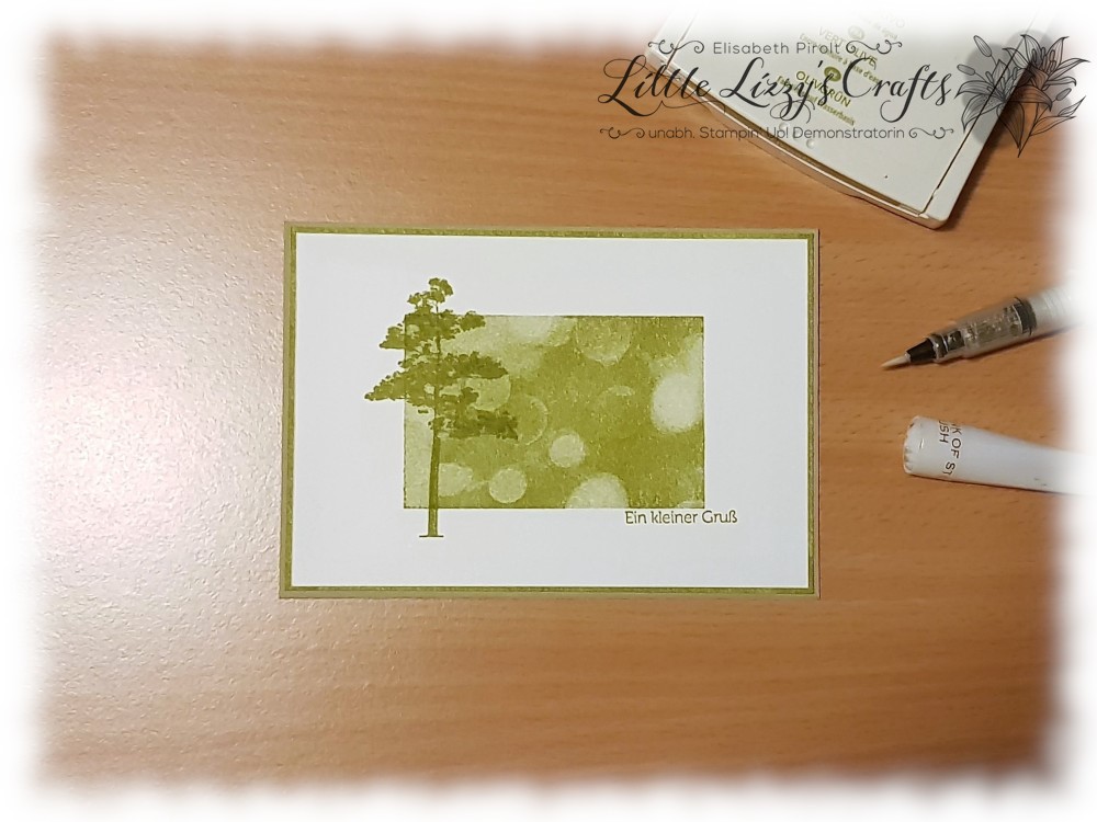 Colour Combo Blog Hop - Poesie der Natur 4 Kraft der Natur Bokeh Dots Klitzekleine Grüße Stampin' Up!