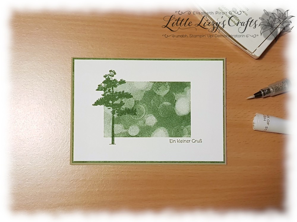 Colour Combo Blog Hop - Poesie der Natur 3 Kraft der Natur Bokeh Dots Klitzekleine Grüße Stampin' Up!