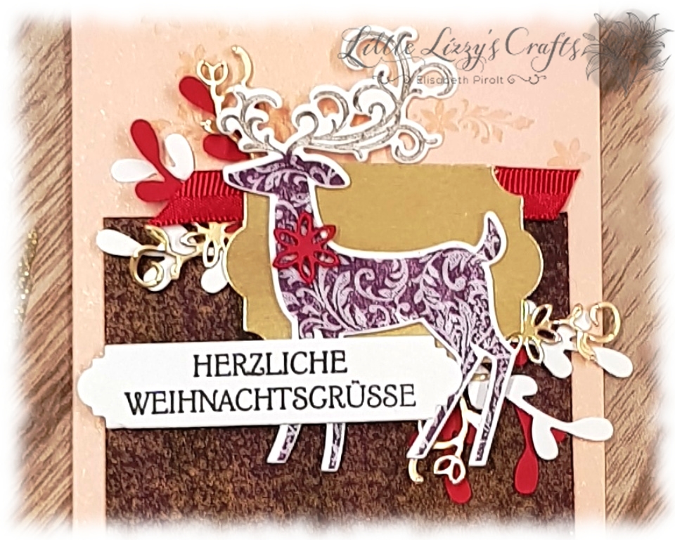 Colour Combo Blog Hop - Weihnachtshirsch 3 Buffalo Check All Purpose Ink Detailed Deer Stampin' Up!