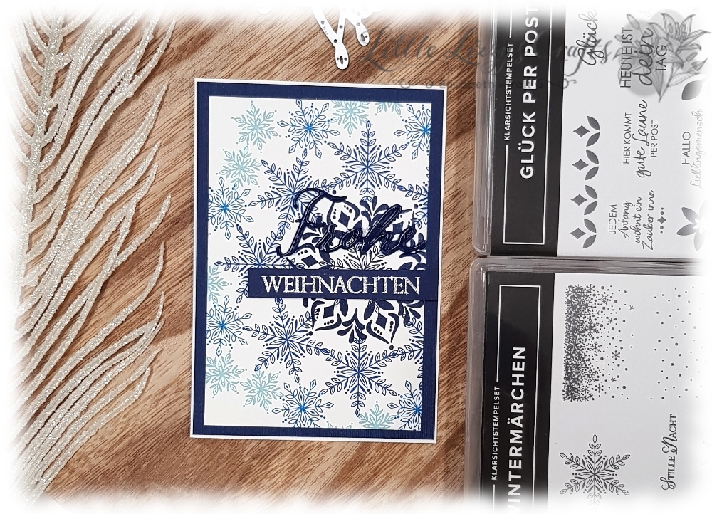 Stamparatus Kranz Template Wintermärchen Glück per Post Flockengestöber Weihnachtliche Vielfalt Stampin' Up!