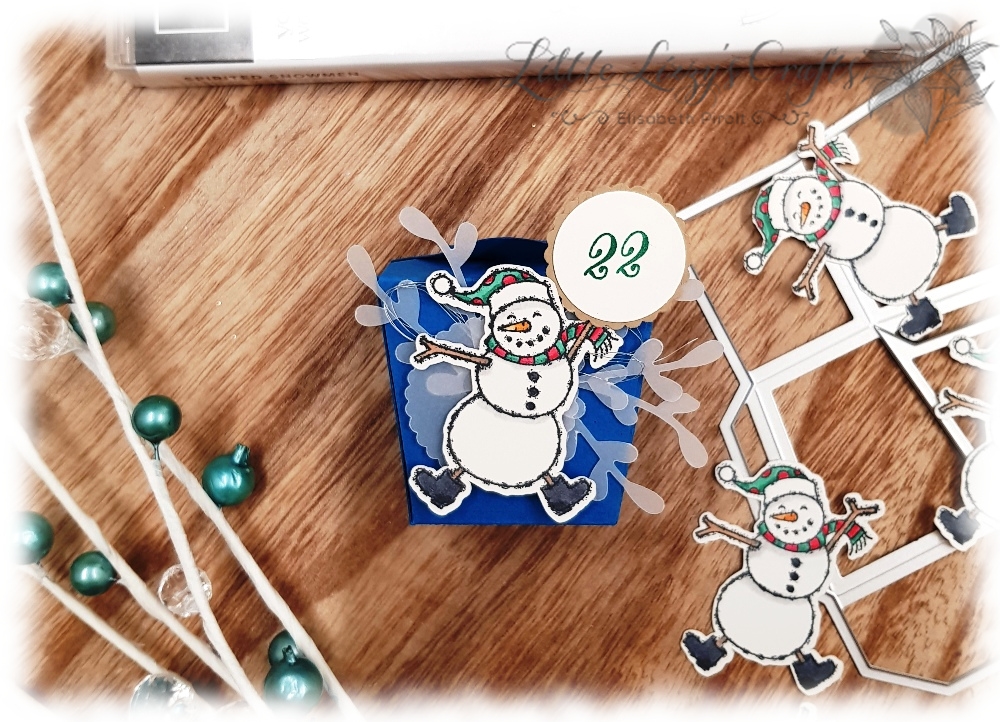 Spirited Snowmen Takeout Thinlits Adventkalender Stampin' Up!