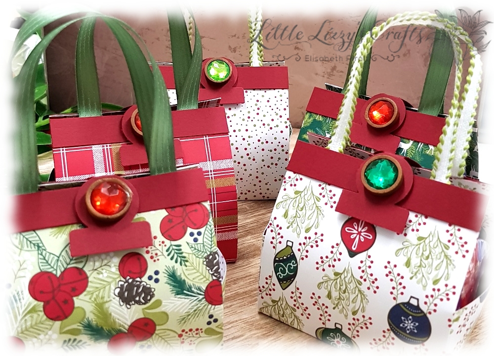 Handtasche Handbag Weihnachtsfreuden Under the mistletoe Stampin' Up!