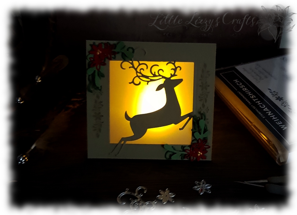 LED Tealight Card Detailed Deer Stampin' Up!