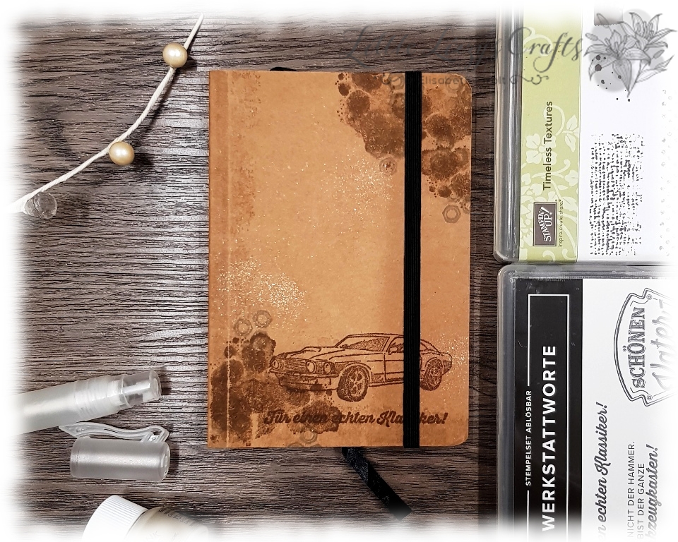 Colour Combo Blog Hop - Notizbücher mit Wahrlich Vintage 6 Werkstattworte Frühjahr Sommer Katalog Sneak Peek Stampin' Up!