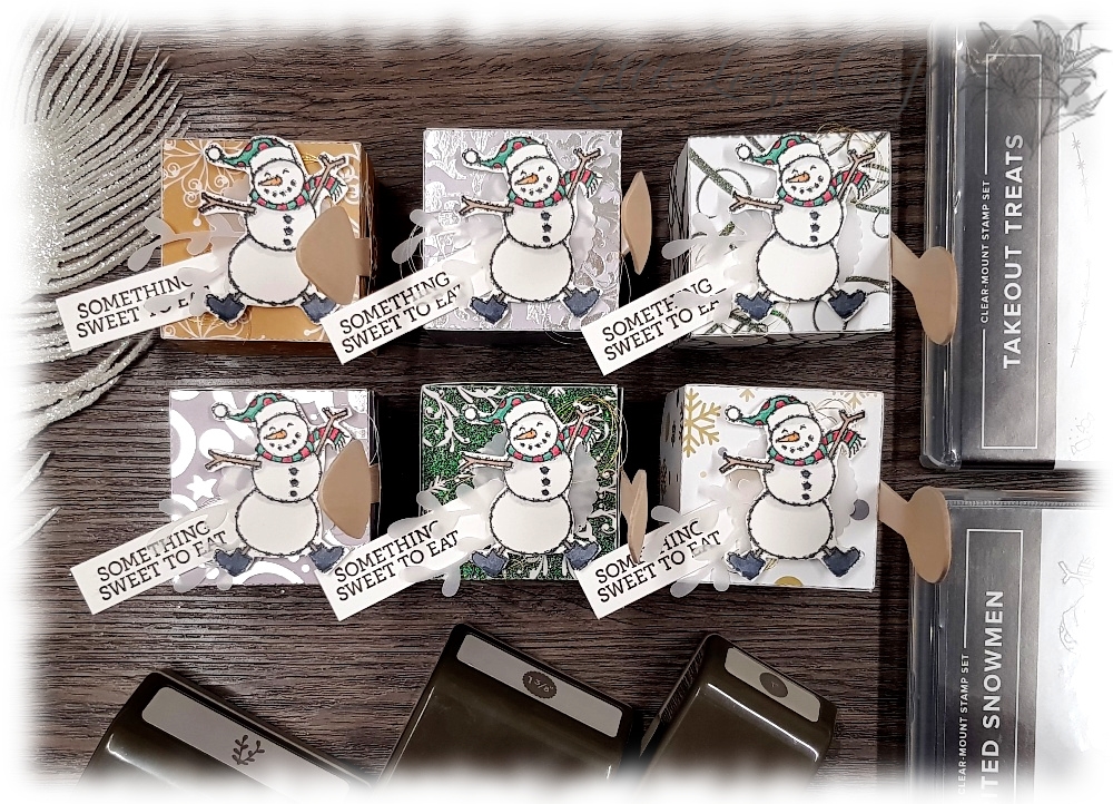 Schneemann Verpackung Box Weihnachten Stampin' Up!