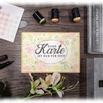 Diese Karte ist nur für Dich Ebossing Diffuser Lächeln aus Papier Feldblumen Stampin' Up!