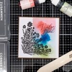 Acrylblocktechnik Corner Bouquet Zusammen Stampin' Up!