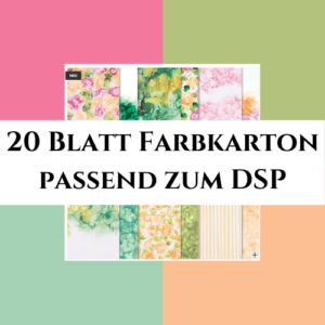 20 Blatt Farbkarton passend zum DSP Tintenkunst