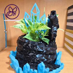 Freeze Bundle – 3D-Blumentopf Drache mit Pflanzstecker | 25 cm | Für 10 cm Pflanzen