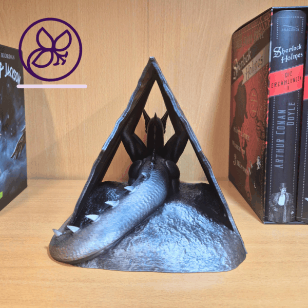 Aegaron - der Hüter - personalisierbares Drachen-Pageholder aus PLA
