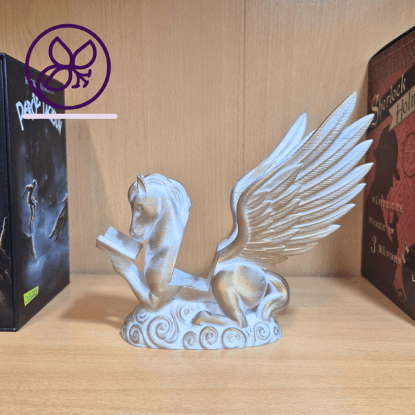 Velaris - personalisierbares Pegasus-Bookdisplay aus PLA