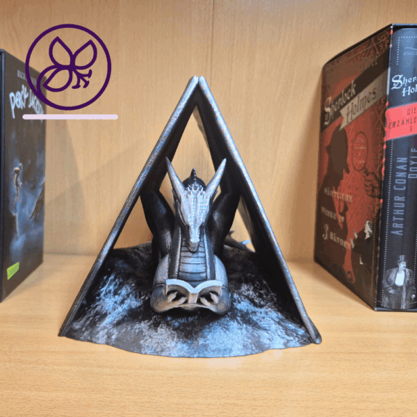 Aegaron - der Hüter - personalisierbares Drachen-Pageholder aus PLA