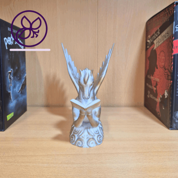 Velaris - personalisierbares Pegasus-Bookdisplay aus PLA