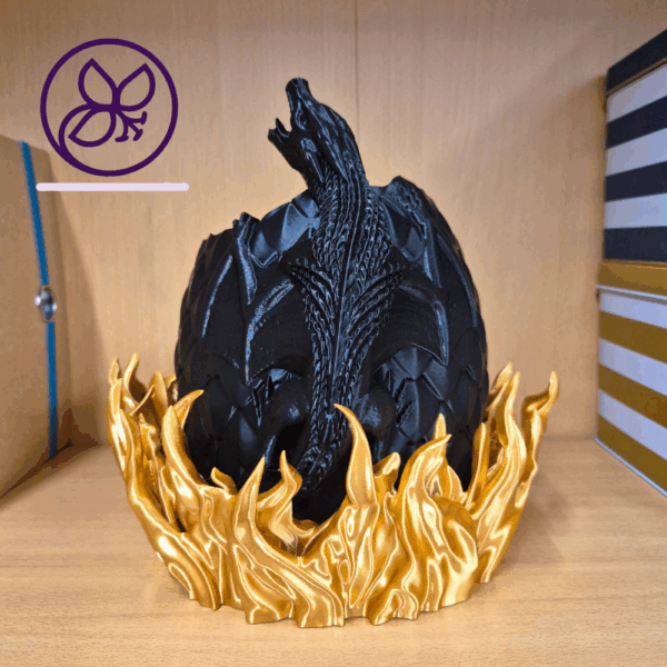 Burn – 3D-Blumentopf Drache | 25 cm | Für 10 cm Pflanzen