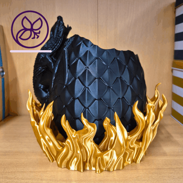 Burn – 3D-Blumentopf Drache | 25 cm | Für 10 cm Pflanzen
